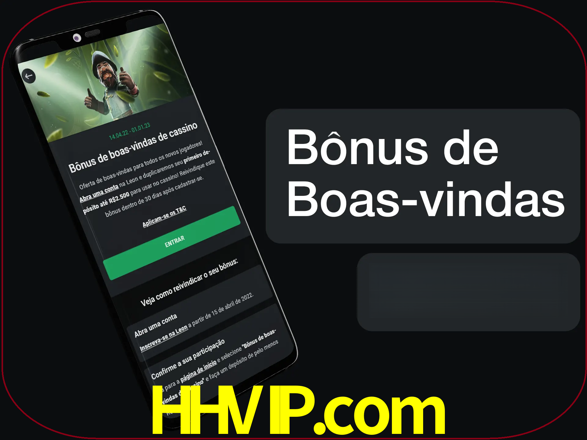 Não se esqueça de usar o bônus de boas-vindas.